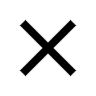 Black close icon